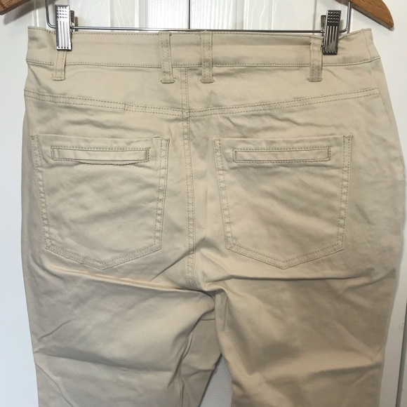 Ellos Beige Moto Jeans Pants Size 12 NWOT - Picture 11 of 16